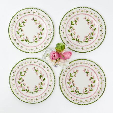 Fineez Josephine Garland Dinner Plates – Set of 4