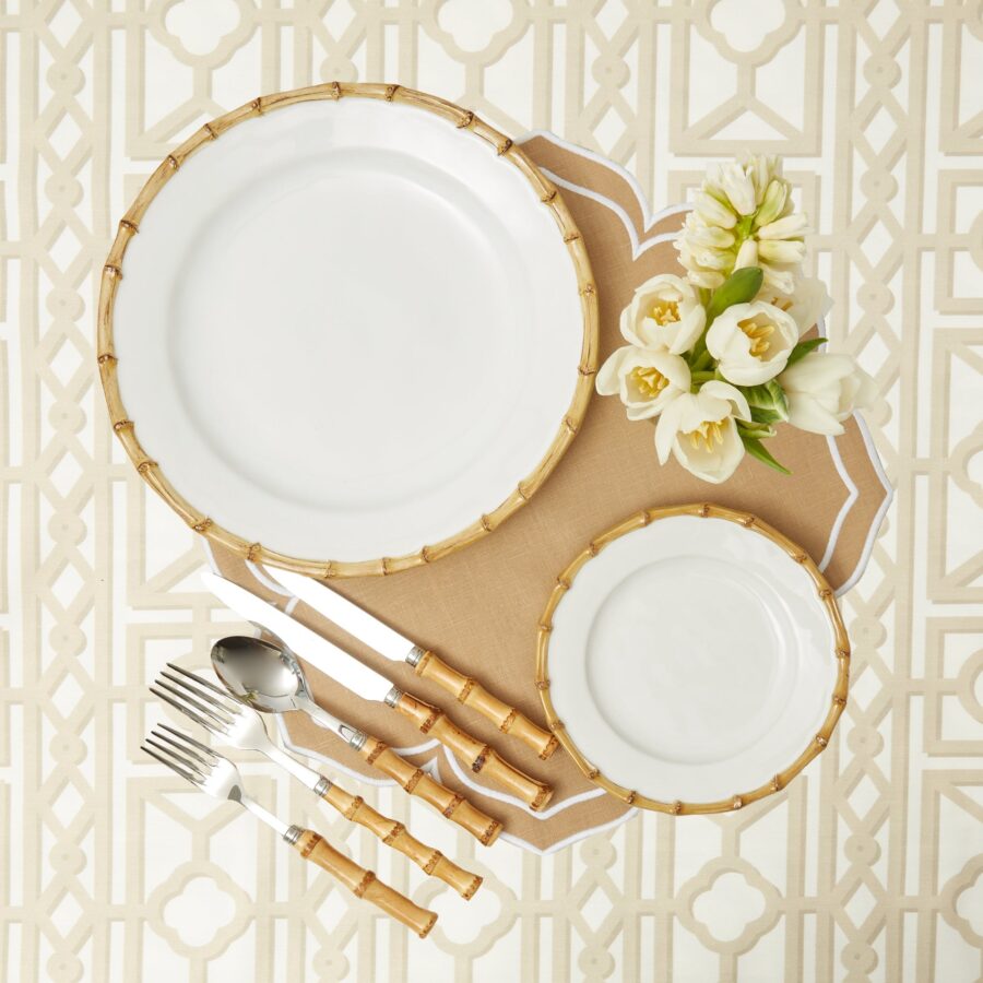 Fineez Nancy Bamboo Dinner & Starter Plates – Set of 8 - Image 10