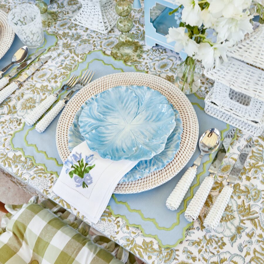 Fineez Serena Cabbage Dinner & Starter Plates – Set of 8 - Image 11