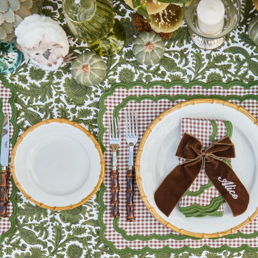 Fineez Nancy Bamboo Dinner & Starter Plates – Set of 8 - Image 3