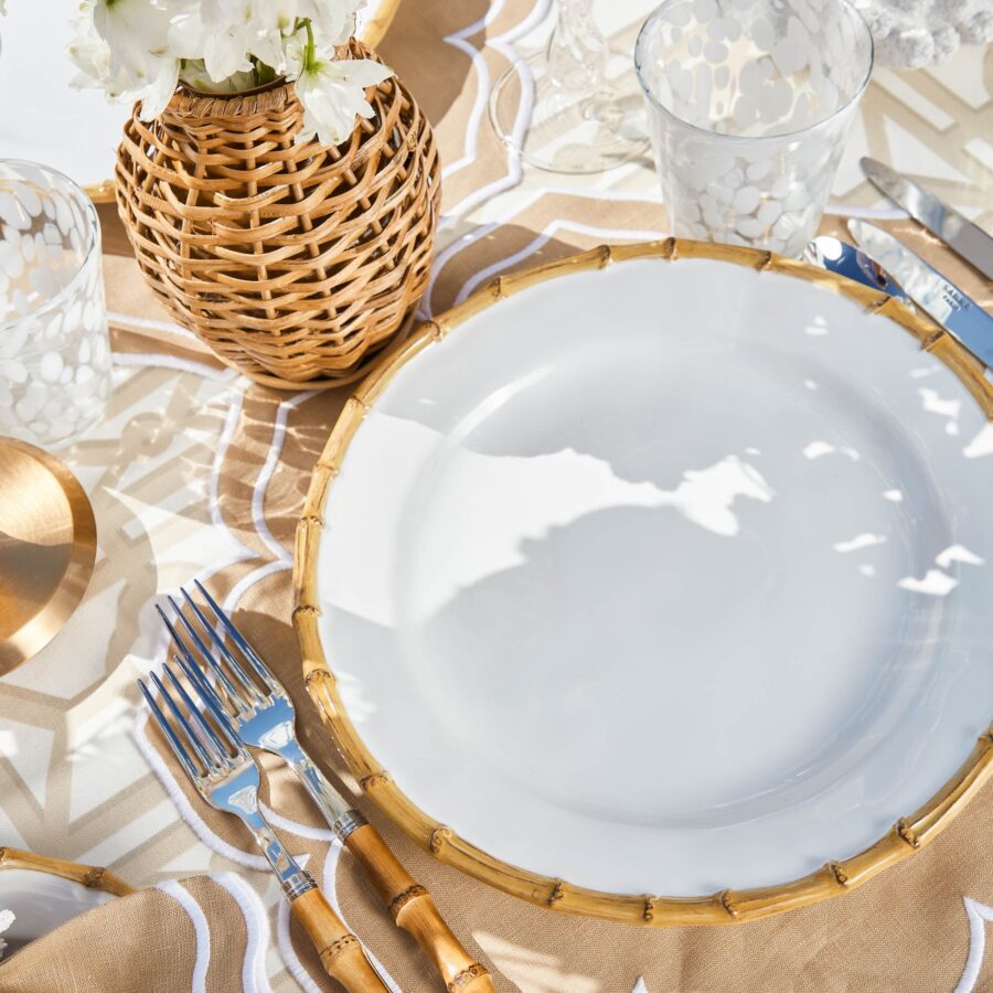 Fineez Nancy Bamboo Dinner & Starter Plates – Set of 8 - Image 9