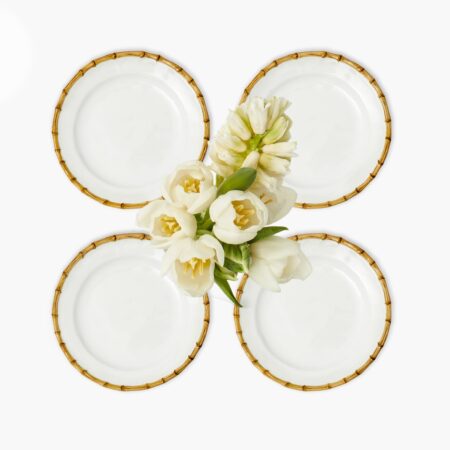 Fineez Nancy Bamboo Starter Plates – Set of 4