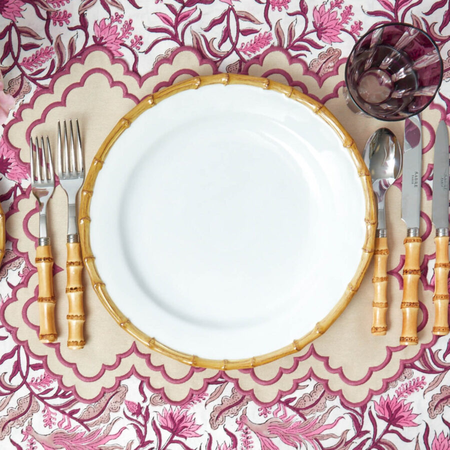 Fineez Nancy Bamboo Dinner Plates – Set of 4 - Image 10
