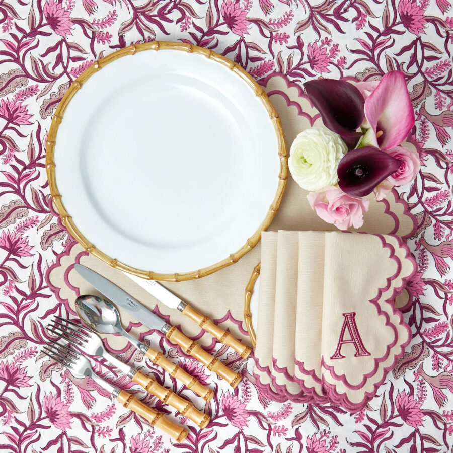 Fineez Nancy Bamboo Dinner Plates – Set of 4 - Image 12