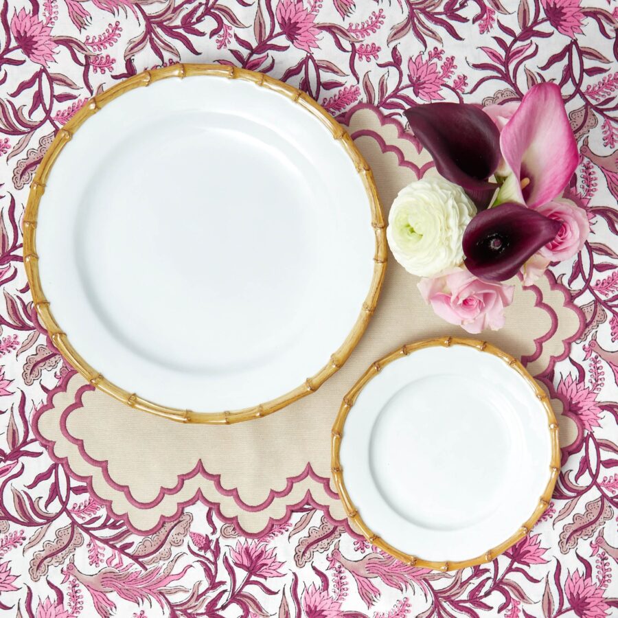 Fineez Nancy Bamboo Dinner & Starter Plates – Set of 8 - Image 15