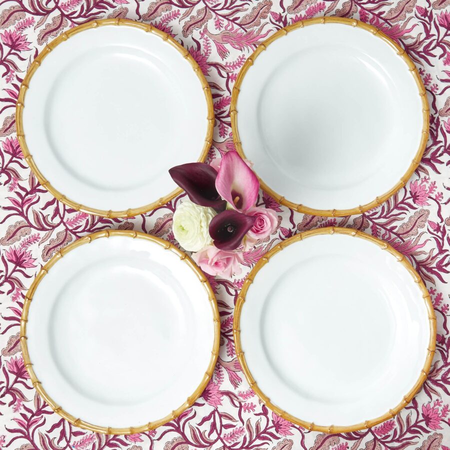 Fineez Nancy Bamboo Dinner Plates – Set of 4 - Image 14