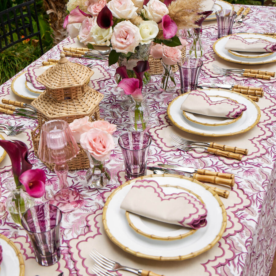 Fineez Nancy Bamboo Dinner Plates – Set of 4 - Image 9