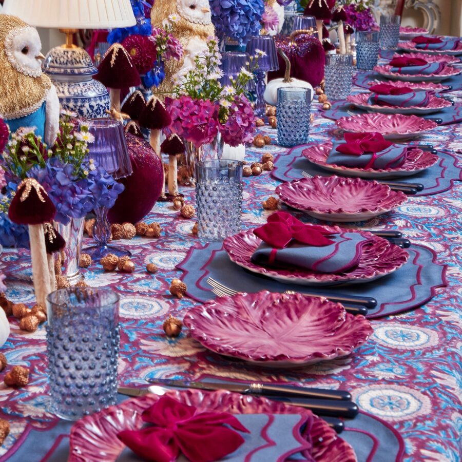 Fineez Serena Aubergine Cabbage Dinner & Starter Plates – Set of 8 - Image 5