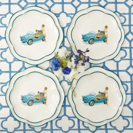 Fineez Jolly Dinner and Starter Plates – Set of 8