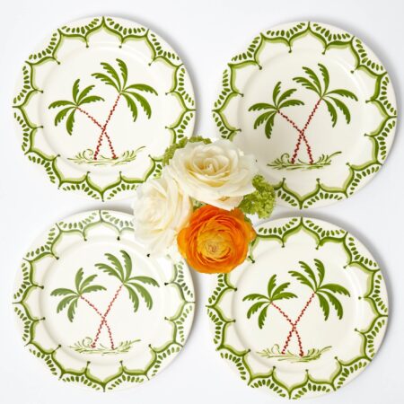 Fineez Palmier Garden Dinner Plates – Set of 4