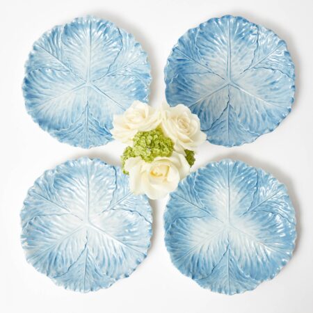 Fineez Serena Cabbage Dinner Plates – Set of 4