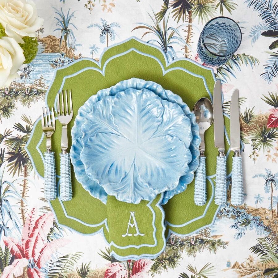 Fineez Serena Cabbage Dinner & Starter Plates – Set of 8 - Image 6