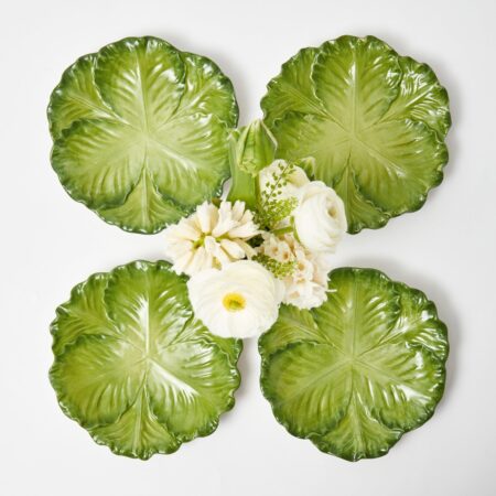 Fineez Green Cabbage Starter Plates – Set of 4